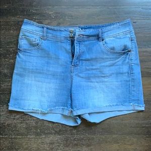 Style & Co. Cuffed Denim Shorts